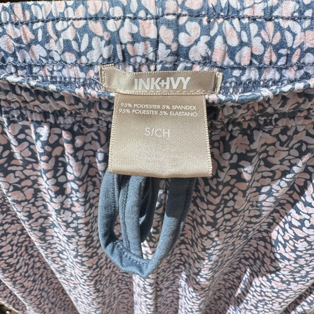 Ink & Ivy Pants Pajama Pink Blue White Floral Small - Picture 2 of 4